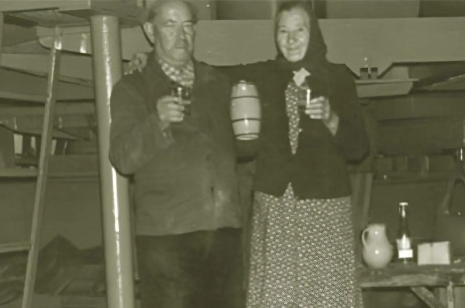 Fidel Dreher und Gattin 1945